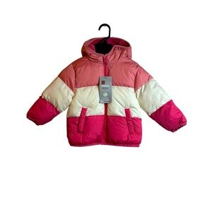 Swiss Tech Toddler Heavyweight Puffer Jacket Mauve Glow Size 18 Month Brand new